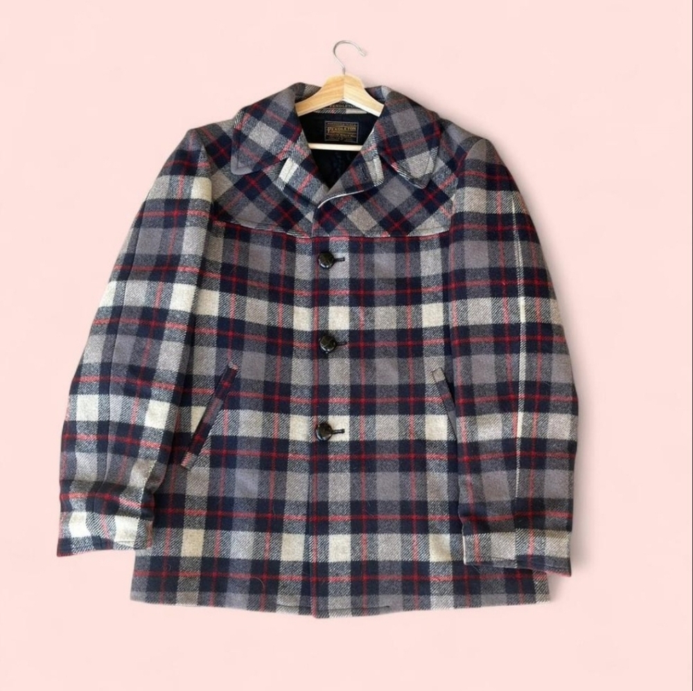 Pendleton Red and Blue Plaid Jacket